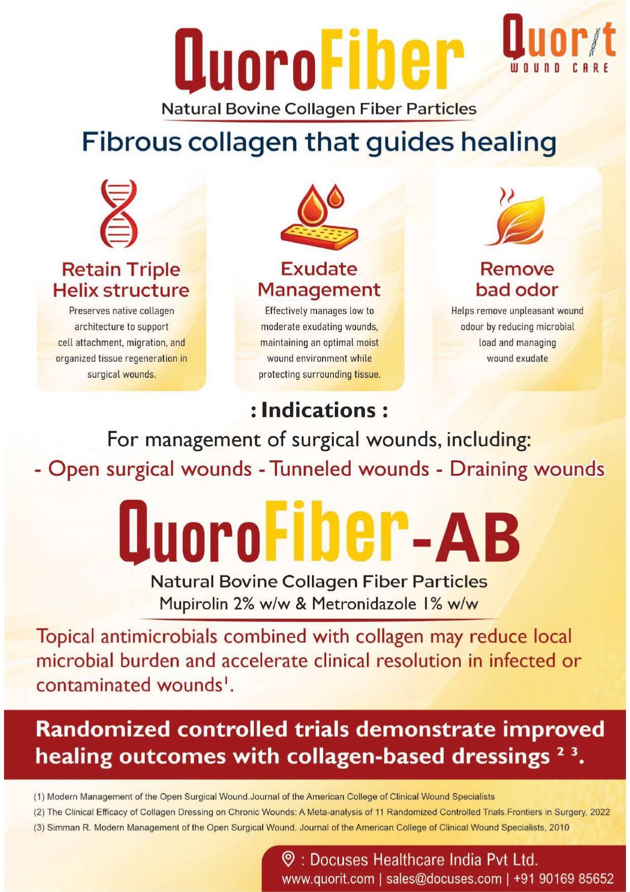 QuoroDerm Fibrous Matrix Brochure Preview